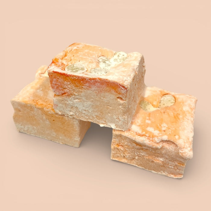 Marshmallow-Pfirsich-Weiße Schokolade – Frohe Ostern-Edition